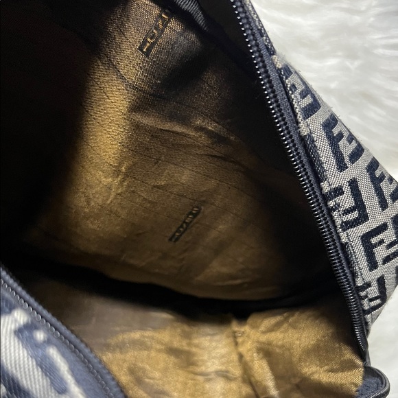 NWOT. Black and Gray Monogram Handbag - Picture 4 of 6